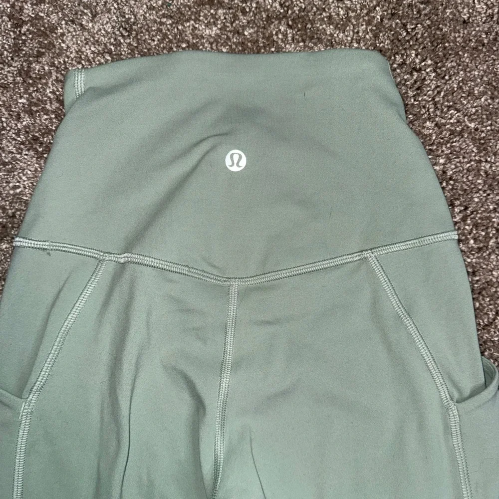 Lululemon Align High-Rise Pant with Pockets Women 2 Mint Green Excellent Nulu